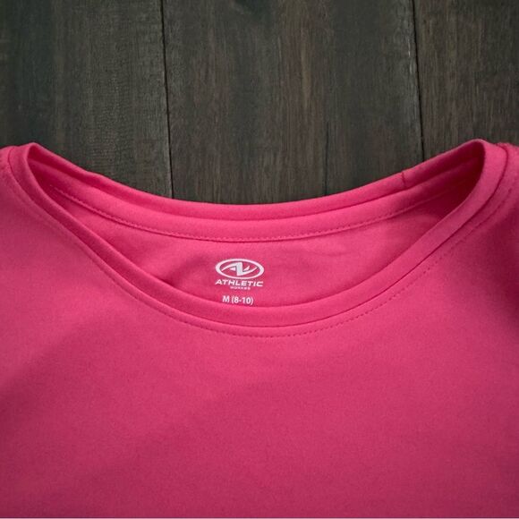 Athletic Works Bundle of 2 Dry Fit Long Sleeve Active Tees Red and Pink M - Picture 3 of 10